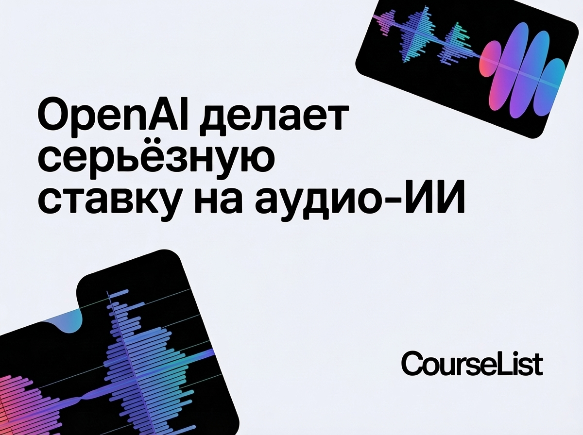 OpenAI делает серьёзную ставку на аудио‑ИИ